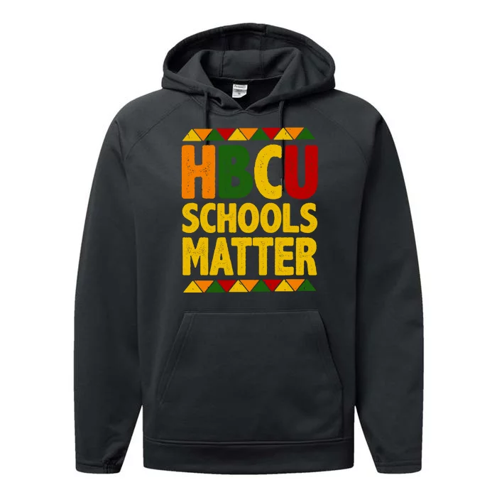 HBCU Humbled Blessed Creative Unique Performance Fleece Hoodie