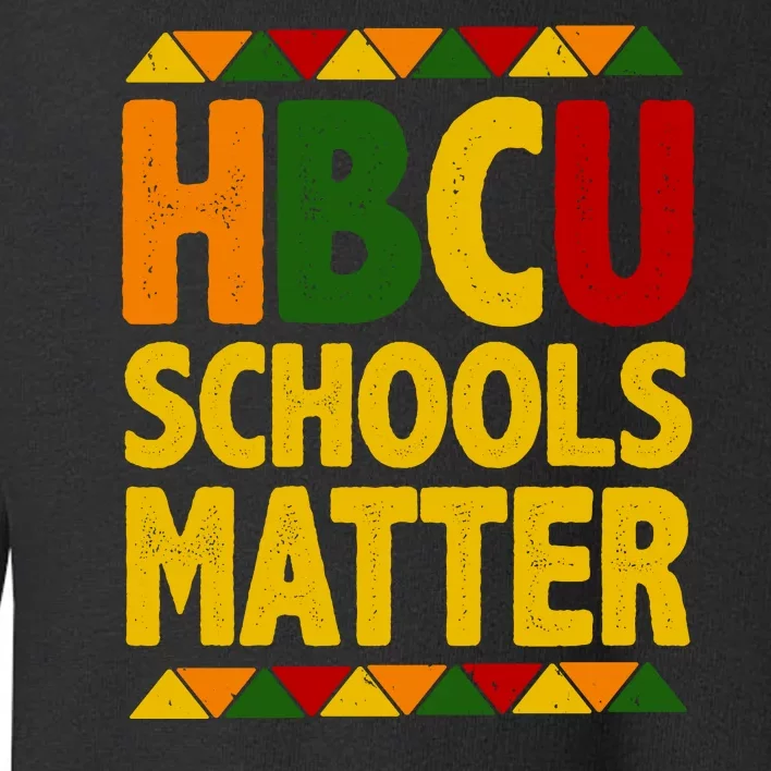 HBCU Humbled Blessed Creative Unique Toddler Sweatshirt