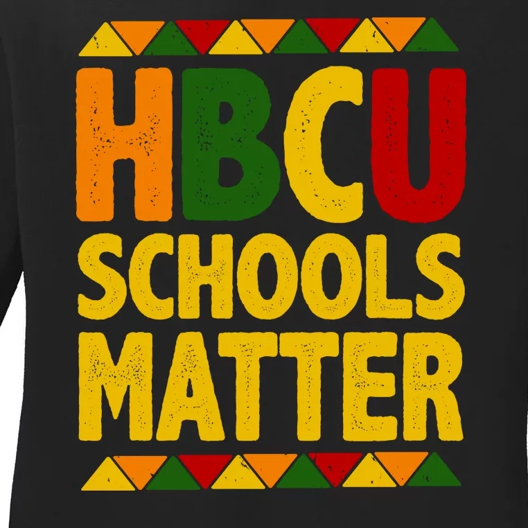 HBCU Humbled Blessed Creative Unique Ladies Long Sleeve Shirt