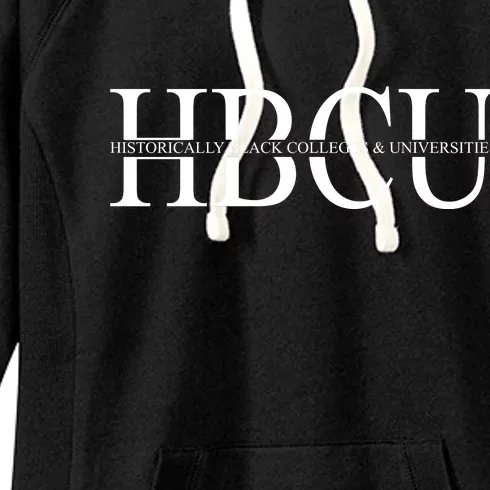 HBCU Historically Black Colleges & University Logo Women's Fleece Hoodie