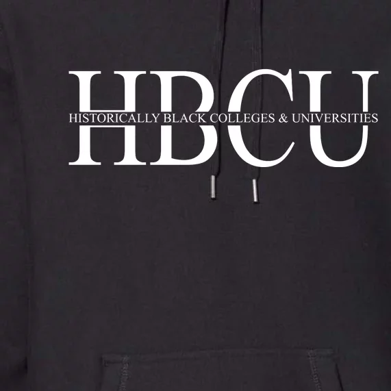 HBCU Historically Black Colleges & University Logo Premium Hoodie