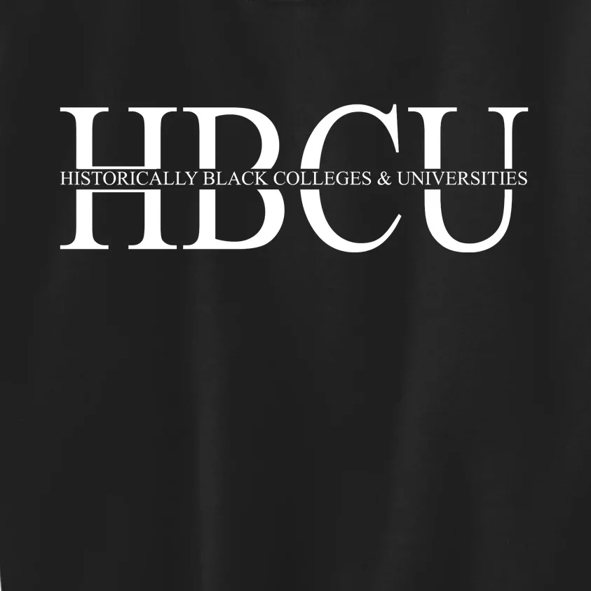 HBCU Historically Black Colleges & University Logo Kids Sweatshirt