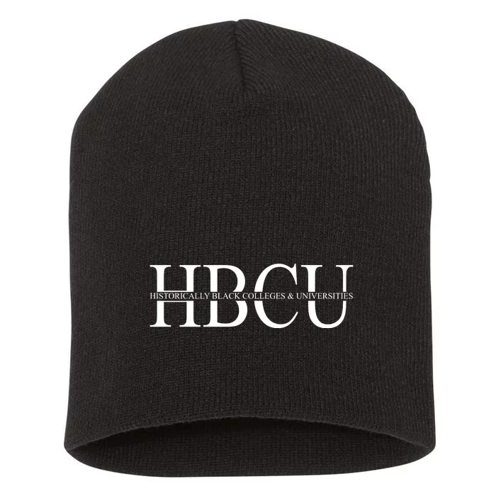 HBCU Historically Black Colleges & University Logo Short Acrylic Beanie