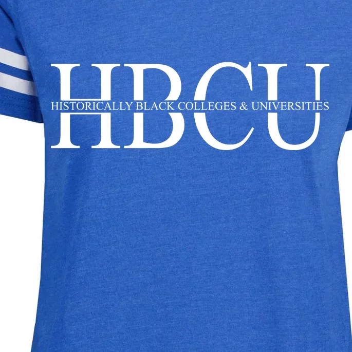 HBCU Historically Black Colleges & University Logo Enza Ladies Jersey Football T-Shirt