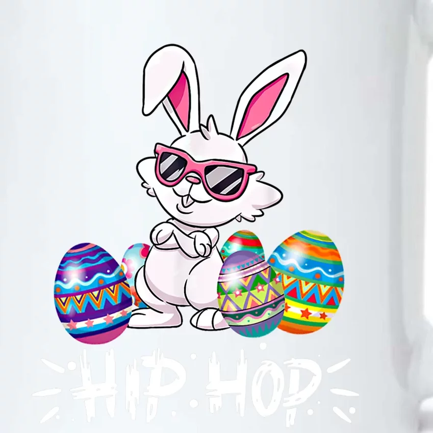 Hip Hop Bunny Easter Rabbit Lover Eggs Happy Easter Funny Gift Black Color Changing Mug