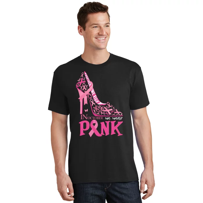 High Heel Breast Cancer Awarenes T-Shirt