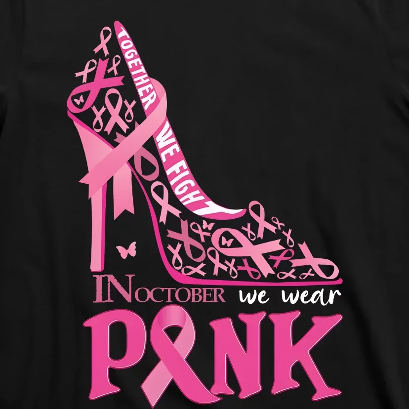 High Heel Breast Cancer Awarenes T-Shirt