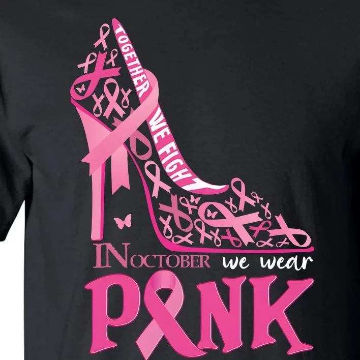 High Heel Breast Cancer Awarenes Tall T-Shirt