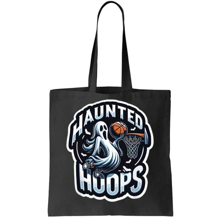 Haunted Hoops Basketball Costume Funny 2024 Halloween Tote Bag