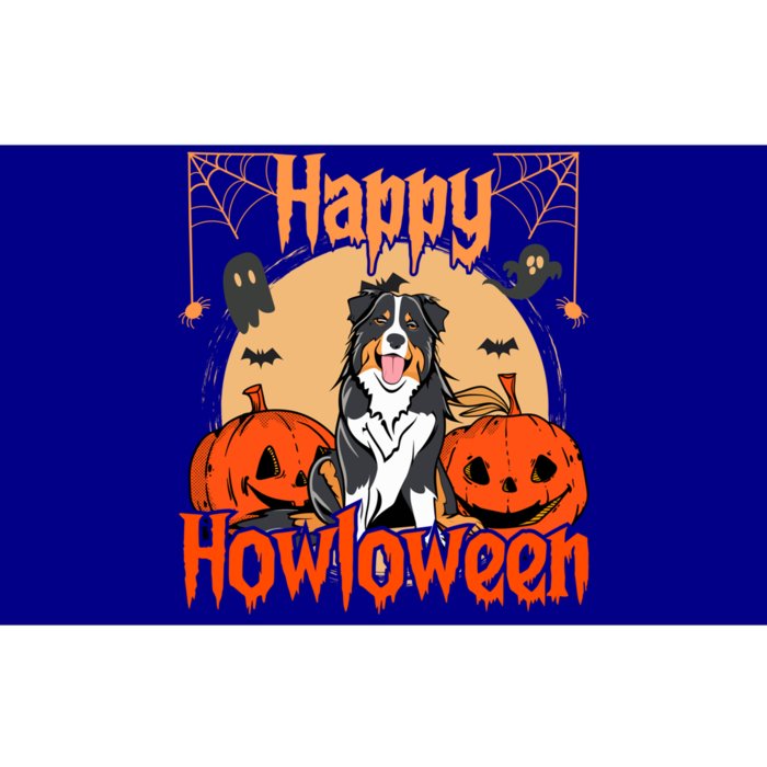 Happy Howloween Bernese Mountain Dog Lover Halloween Funny Gift Bumper Sticker