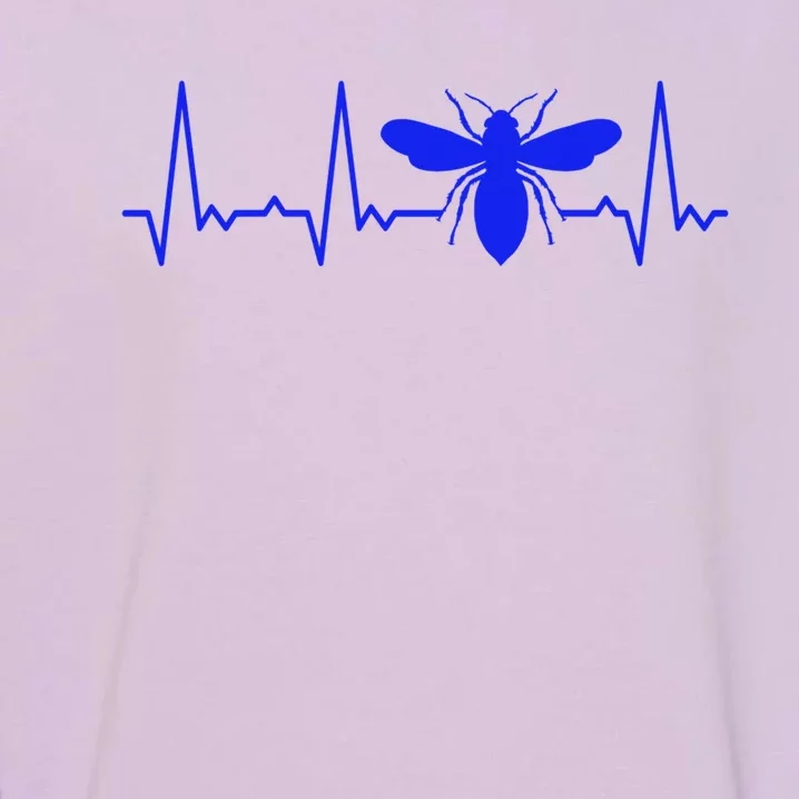 Heartbeat Honey Bee Great Gift Garment-Dyed Sweatshirt