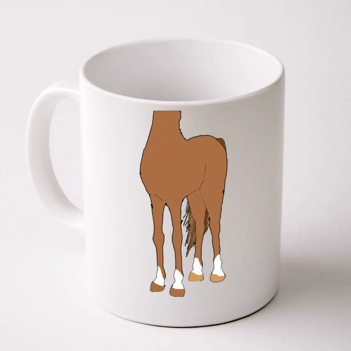 Halloween Horse Body Costume Shirts For Funny Front & Back Coffee Mug