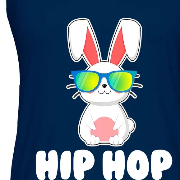 Hip Hop Bunny With Sunglasses Cute Easter Ladies Essential Flowy Tank