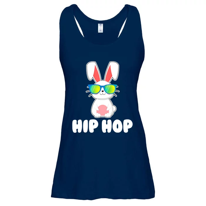 Hip Hop Bunny With Sunglasses Cute Easter Ladies Essential Flowy Tank