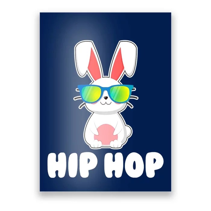 Hip Hop Bunny With Sunglasses Cute Easter Poster