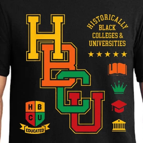 HBCU Historically Black Colleges Universities Grad Alumni Pajama Set