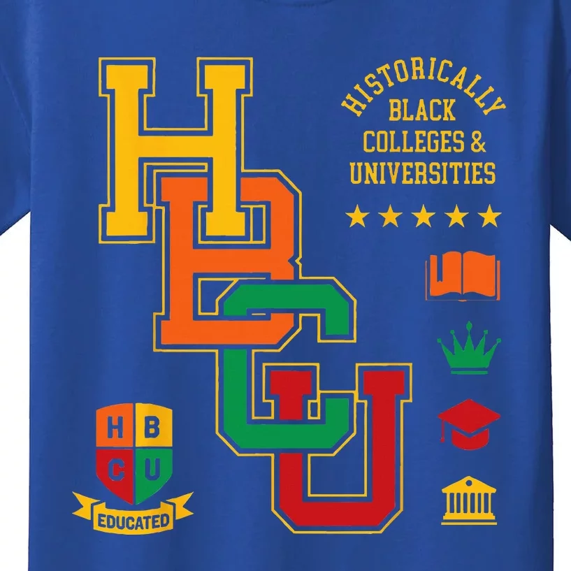 HBCU Historically Black Colleges Universities Grad Alumni Kids T-Shirt