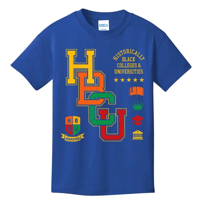 HBCU Historically Black Colleges Universities Grad Alumni Kids T-Shirt