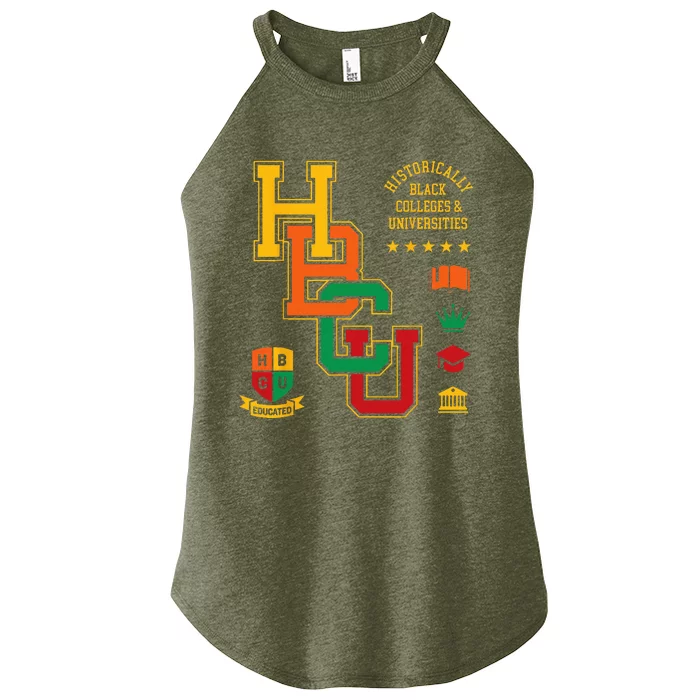 HBCU Historically Black Colleges Universities Grad Alumni Women’s Perfect Tri Rocker Tank