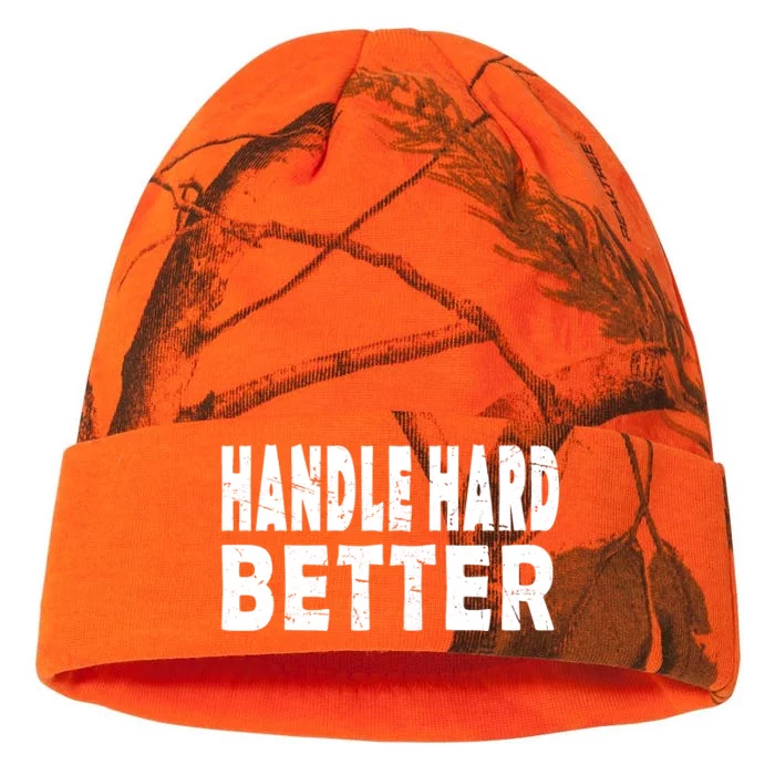 Handle Hard Better Kati - 12in Camo Beanie