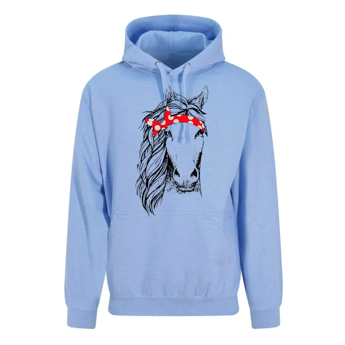 Horse Horse Bandana Riding Horse Lover Animal Lover Unisex Surf Hoodie