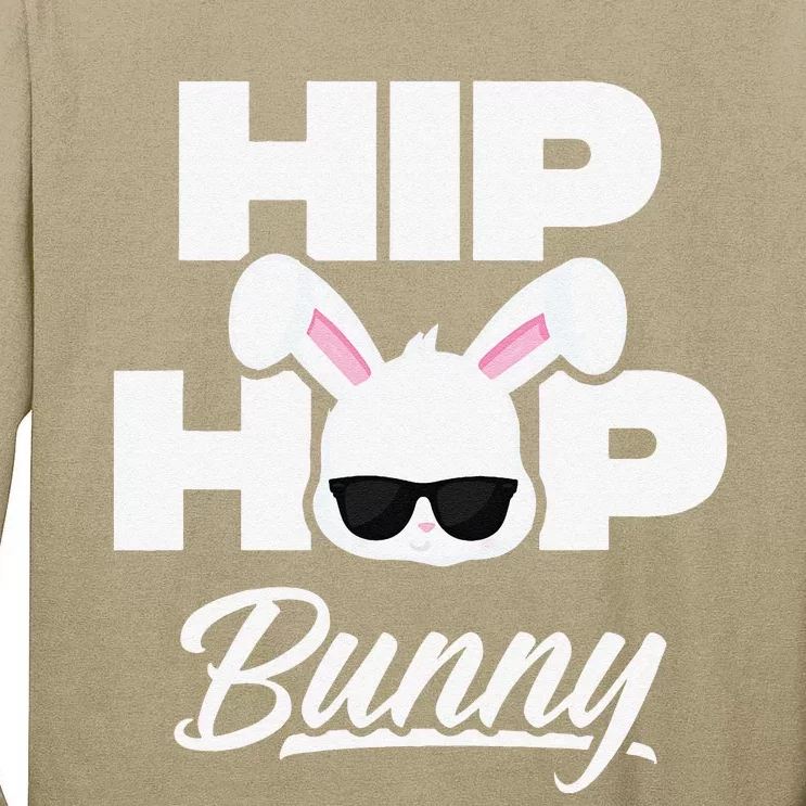 Hip Hop Bunny Funny Easter Gift Tall Long Sleeve T-Shirt