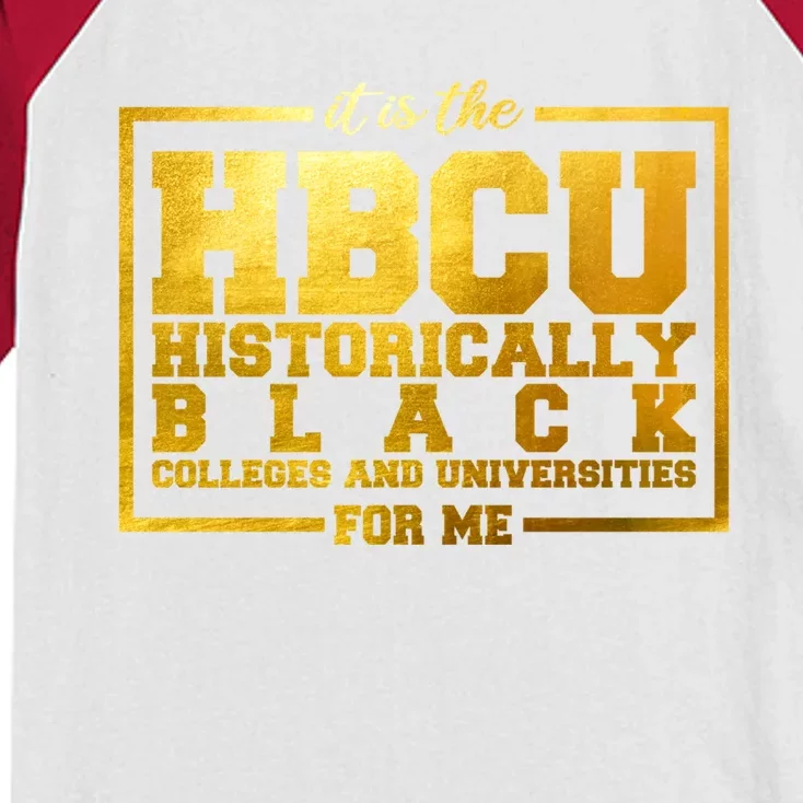 Hbcu Historically Black Colleges Universities Black History Gift Kids Colorblock Raglan Jersey