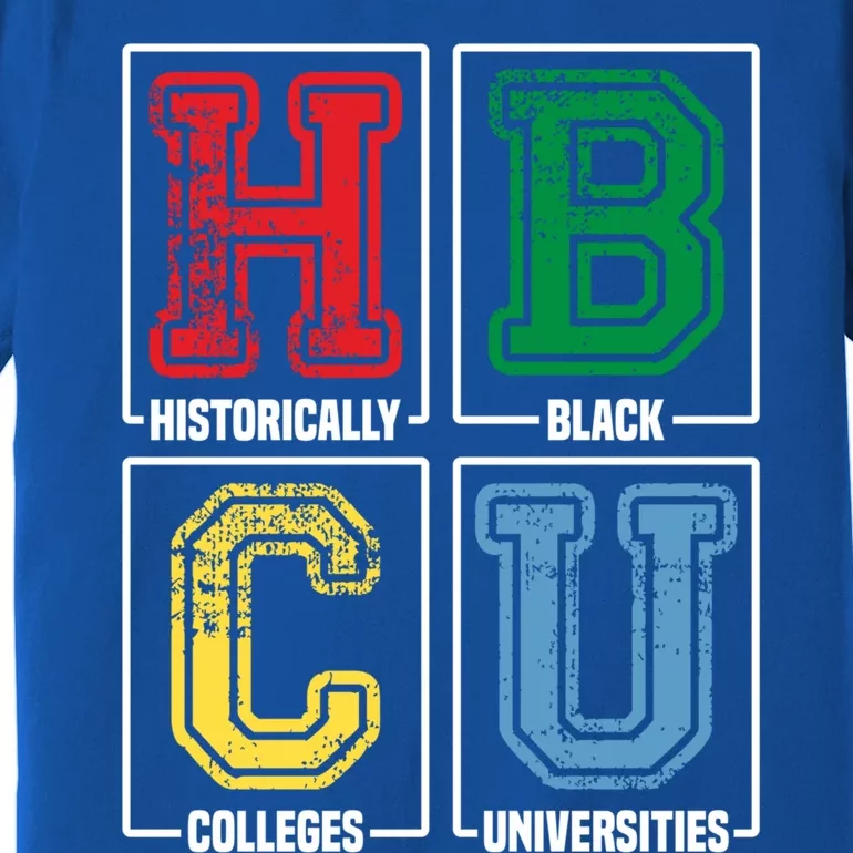 Hbcu Historically Black Colleges Universities Black Pride Gift Premium T-Shirt