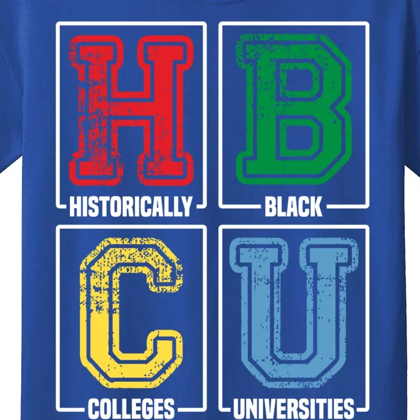 Hbcu Historically Black Colleges Universities Black Pride Gift Kids T-Shirt