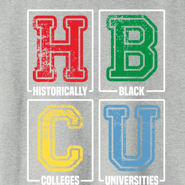 Hbcu Historically Black Colleges Universities Black Pride Gift Women's Crop Top Tee