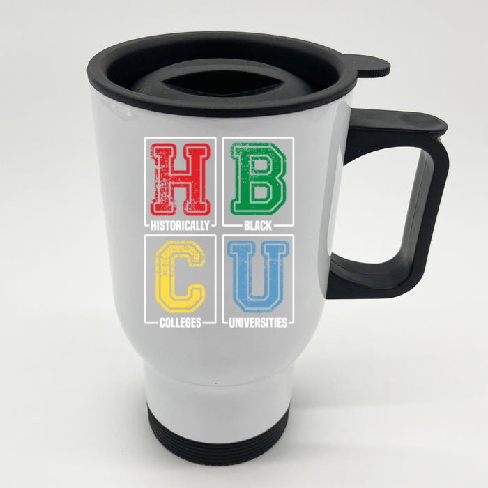 Hbcu Historically Black Colleges Universities Black Pride Gift Front & Back Stainless Steel Travel Mug