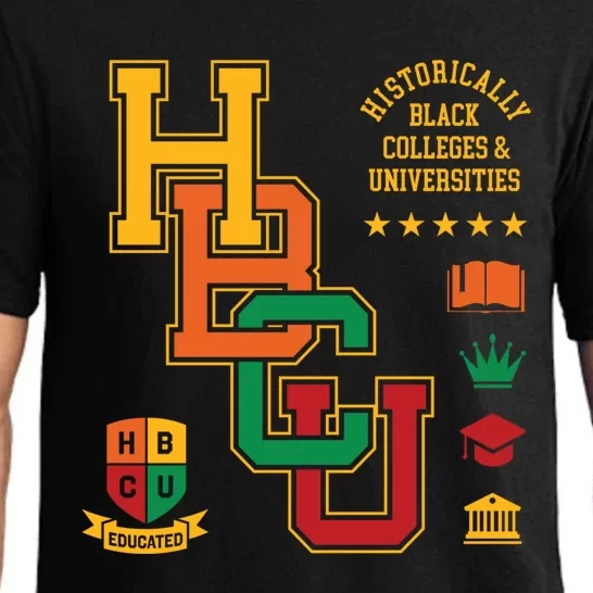 Hbcu Historically Black Colleges Universities Grad Alumni Cute Gift Pajama Set