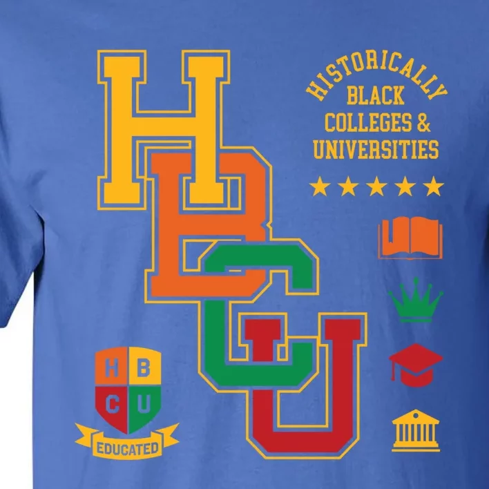 Hbcu Historically Black Colleges Universities Grad Alumni Cute Gift Tall T-Shirt