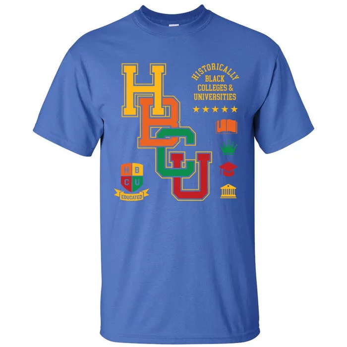 Hbcu Historically Black Colleges Universities Grad Alumni Cute Gift Tall T-Shirt