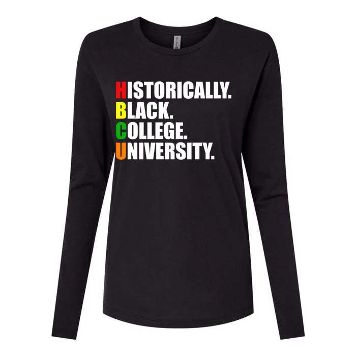 Hbcu Historically Black Colleges University Gift Womens Cotton Relaxed Long Sleeve T-Shirt