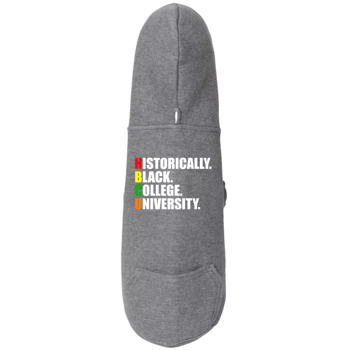 Hbcu Historically Black Colleges University Gift Doggie 3-End Fleece Hoodie