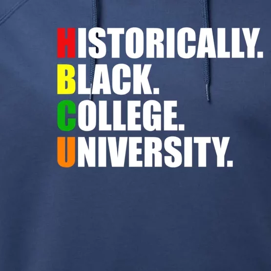 Hbcu Historically Black Colleges University Gift Performance Fleece Hoodie