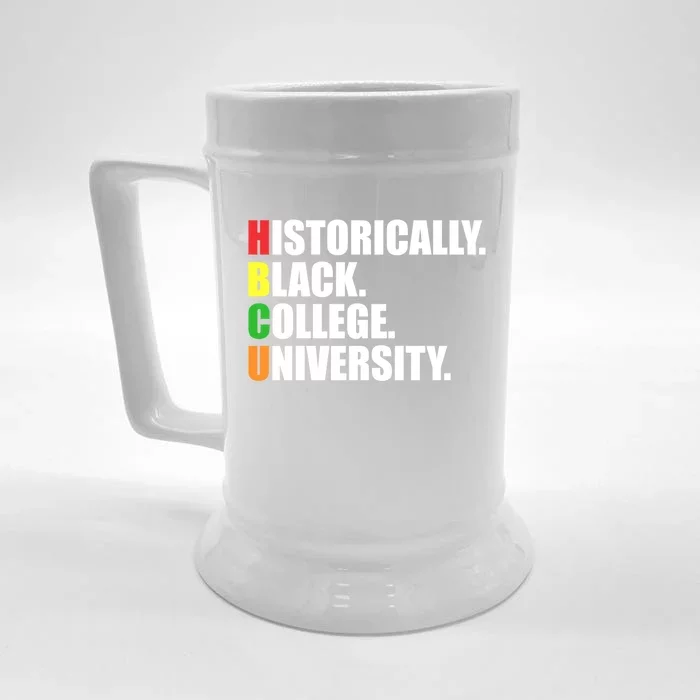 Hbcu Historically Black Colleges University Gift Front & Back Beer Stein