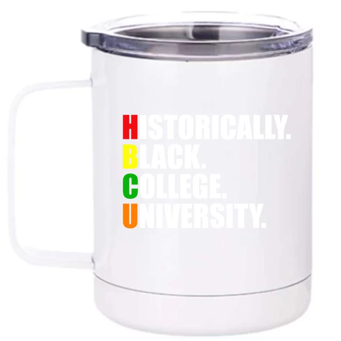 Hbcu Historically Black Colleges University Gift Front & Back 12oz Stainless Steel Tumbler Cup