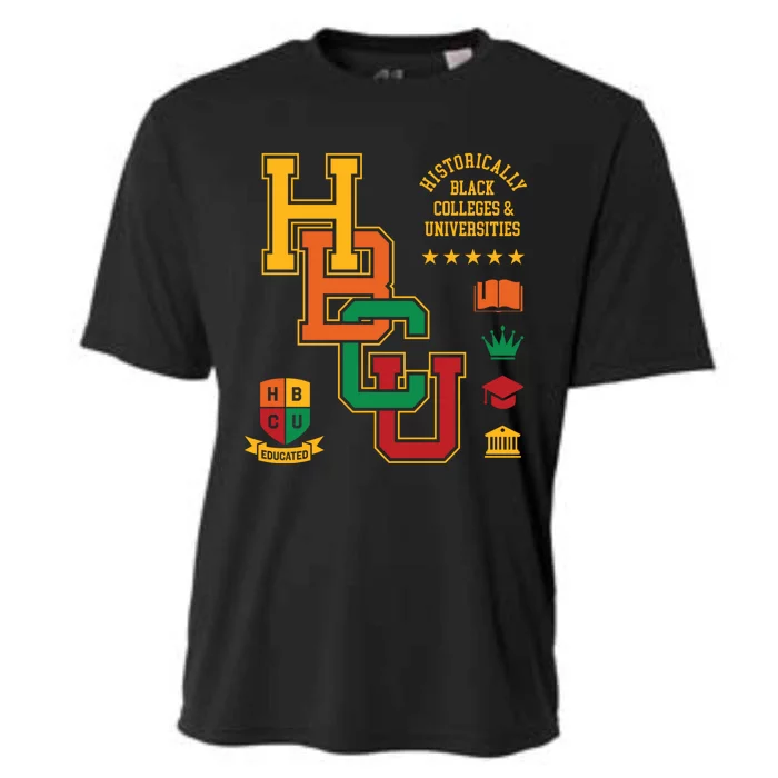 Hbcu Historically Black Colleges Universities Grad Alumni Gift Cooling Performance Crew T-Shirt