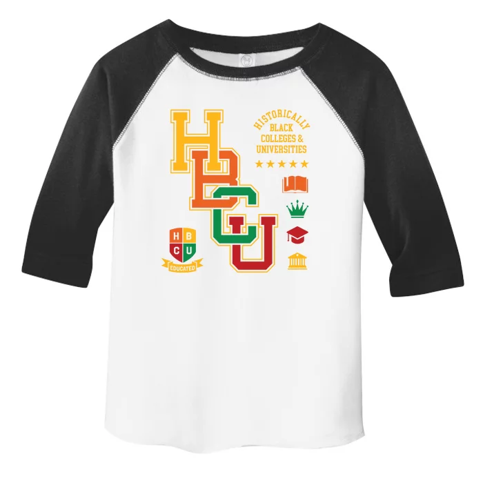 Hbcu Historically Black Colleges Universities Grad Alumni Gift Toddler Fine Jersey T-Shirt