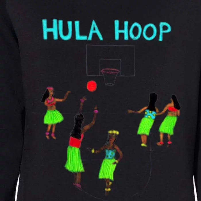 Hula Hoop Basketball Womens California Wash Sweatshirt