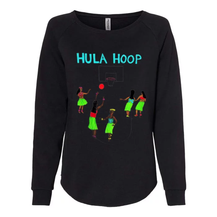 Hula Hoop Basketball Womens California Wash Sweatshirt