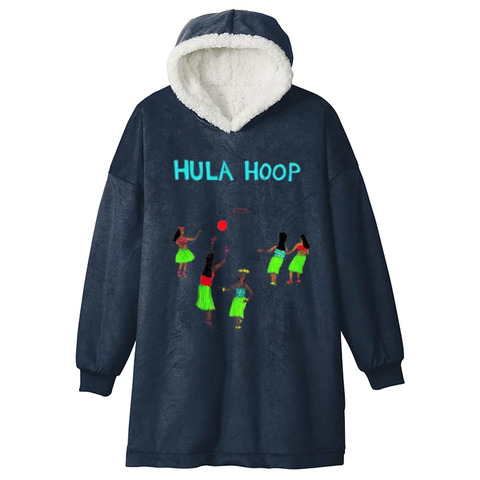 Hula Hoop Basketball Hooded Wearable Blanket