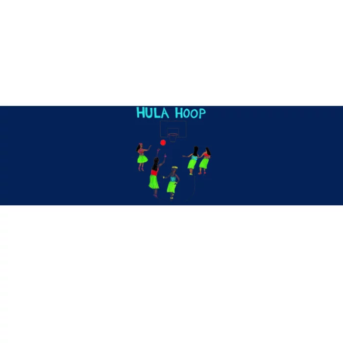 Hula Hoop Basketball Bumper Sticker