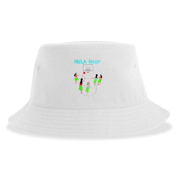 Hula Hoop Basketball Sustainable Bucket Hat