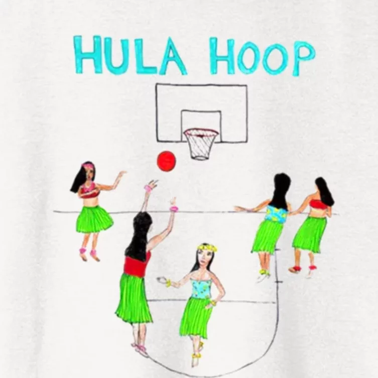 Hula Hoop Basketball Women's Crop Top Tee