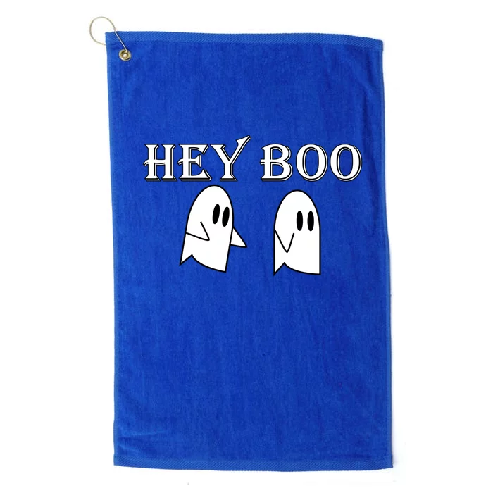 Halloween Hey Boo Ghost Gift Platinum Collection Golf Towel