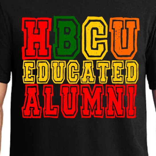 Hbcu Historically Black College Educated Alumni Cool Gift Pajama Set