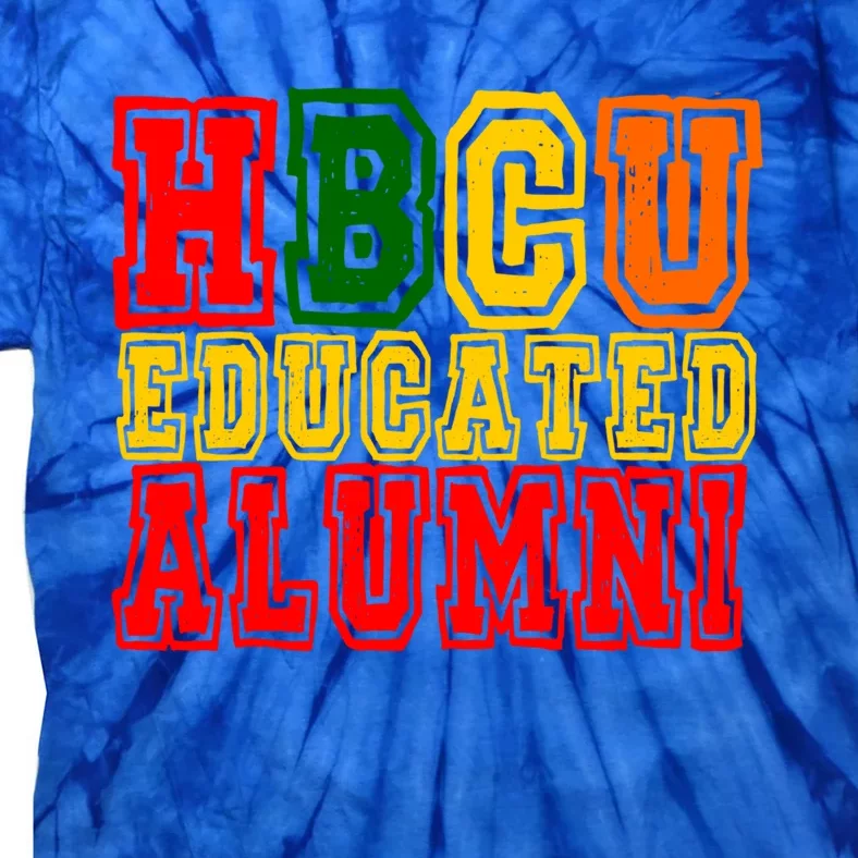 Hbcu Historically Black College Educated Alumni Cool Gift Tie-Dye T-Shirt